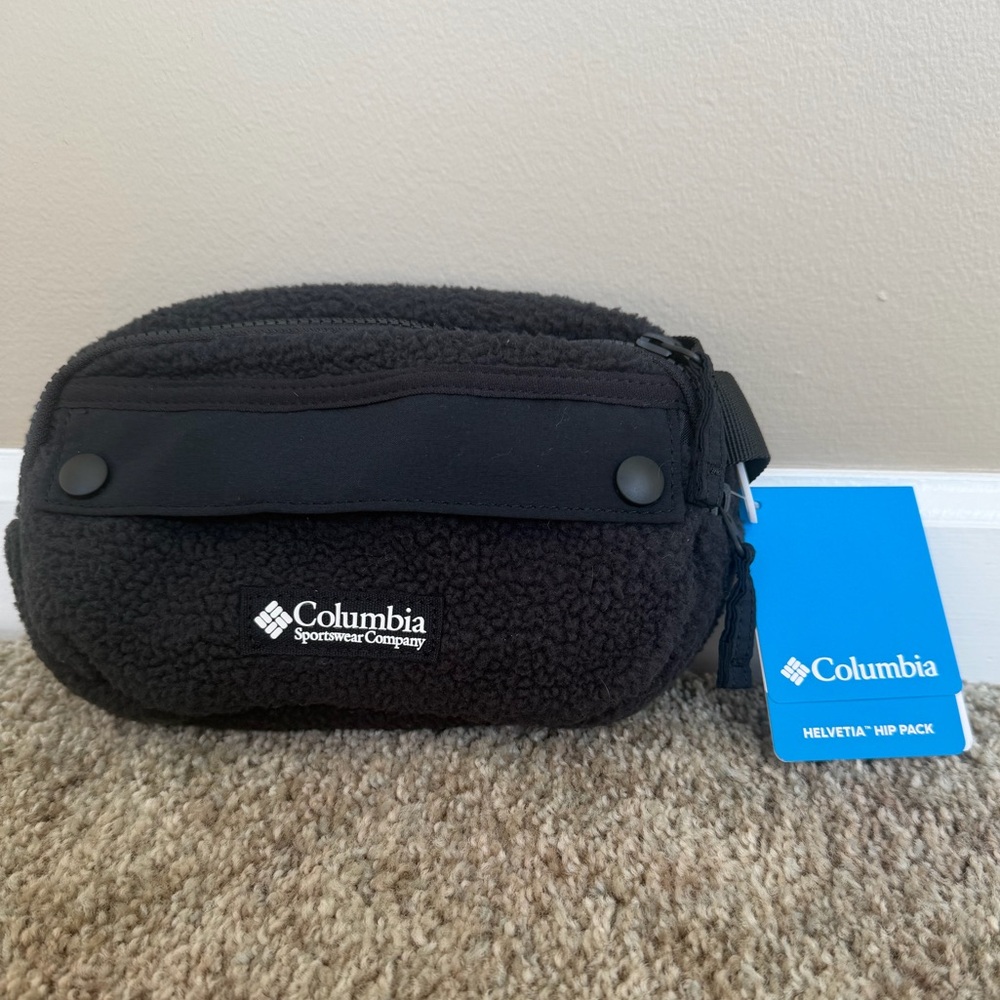 Columbia Helvetia II Unisex Hip or Crossbody Adj. Pack 2 Zip Pouch MSRP $40